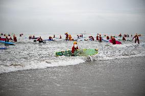 Winter Surf Event At Scheveningen Beach - Netherlands