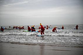 Winter Surf Event At Scheveningen Beach - Netherlands