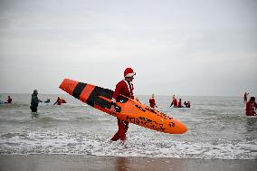 Winter Surf Event At Scheveningen Beach - Netherlands