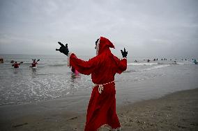 Winter Surf Event At Scheveningen Beach - Netherlands