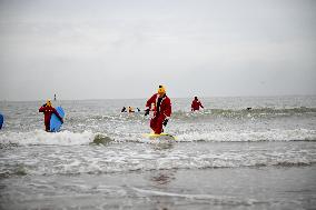 Winter Surf Event At Scheveningen Beach - Netherlands