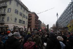 Protest Aska Non Si Chiude In Torino - Italy