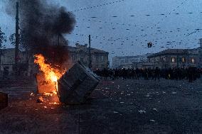 Protest Aska Non Si Chiude In Torino - Italy