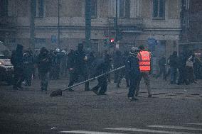 Protest Aska Non Si Chiude In Torino - Italy