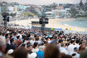 Bondi Beach Memorial Service in Sydney - Australia