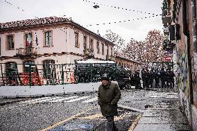 Police Presence in Vanchiglia - Turin