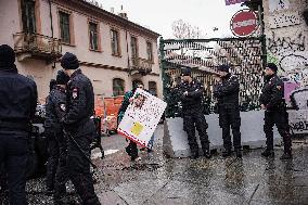 Police Presence in Vanchiglia - Turin