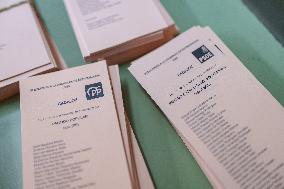 Election Day in Extremadura - Spain