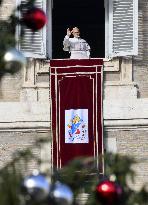 Pope Leo XIV Leads the Angelus Prayer - Vatican