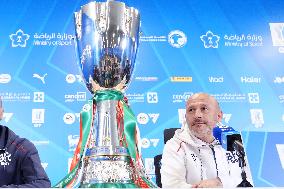 EA Sports FC Italian Supercup Press Conference - Riyadh
