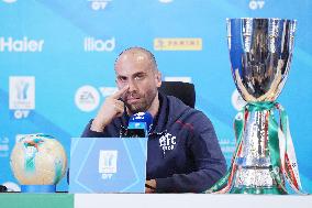 EA Sports FC Italian Supercup Press Conference - Riyadh