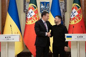 Prime Minister of Portugal Luis Montenegro Visits Ukraine - Kyiv