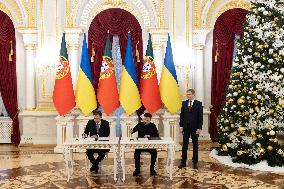 Prime Minister of Portugal Luis Montenegro Visits Ukraine - Kyiv