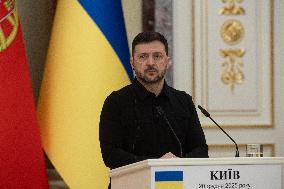 Prime Minister of Portugal Luis Montenegro Visits Ukraine - Kyiv