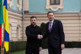 Prime Minister of Portugal Luis Montenegro Visits Ukraine - Kyiv