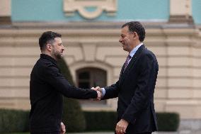 Prime Minister of Portugal Luis Montenegro Visits Ukraine - Kyiv