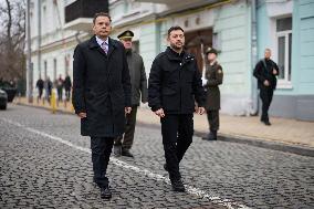 Prime Minister of Portugal Luis Montenegro Visits Ukraine - Kyiv