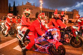 Biker Papanoelada in Barcelona - Spain