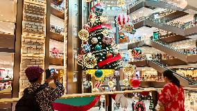 Giant Floating Christmas Tree