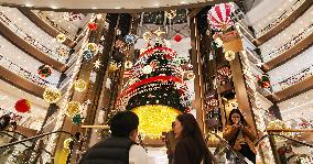 Giant Floating Christmas Tree