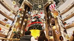 Giant Floating Christmas Tree