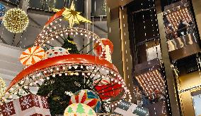 Giant Floating Christmas Tree