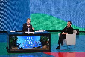 Christian Die Sica at What's the Weather Like? TV Show - Milan