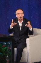Roberto Benigni at What's the Weather Like? TV Show - Milan