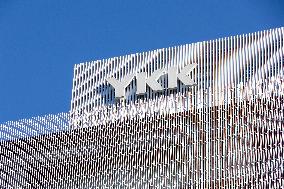 YKK sign and logo