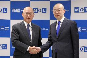 Mitsui O.S.K. Lines President Handover Press Conference