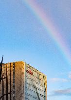 Murata Manufacturing Company signboard and logo