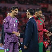 The Crown Prince of Morocco at CAN 2025 - Morocco v Comoros