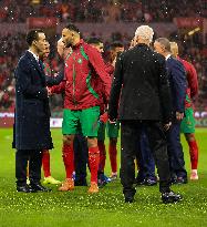 The Crown Prince of Morocco at CAN 2025 - Morocco v Comoros