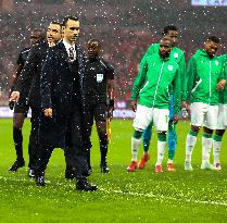 The Crown Prince of Morocco at CAN 2025 - Morocco v Comoros