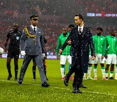 The Crown Prince of Morocco at CAN 2025 - Morocco v Comoros