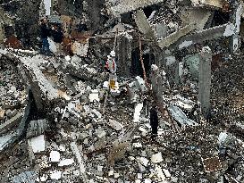 Search Continues for Bodies Under Rubble - Gaza