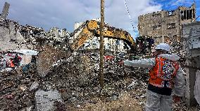 Search Continues for Bodies Under Rubble - Gaza