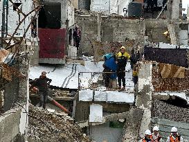 Search Continues for Bodies Under Rubble - Gaza