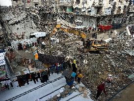 Search Continues for Bodies Under Rubble - Gaza