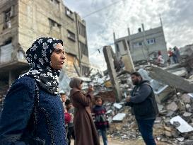 Search Continues for Bodies Under Rubble - Gaza