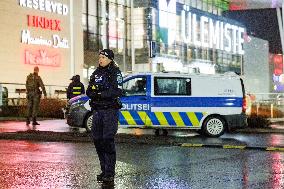 Explosion in the Ãlemiste shopping center