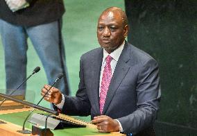 President William Samuel Ruto of Kenya Addresses the United Nations General Assembly