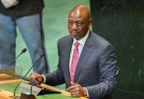 President William Samuel Ruto of Kenya Addresses the United Nations General Assembly