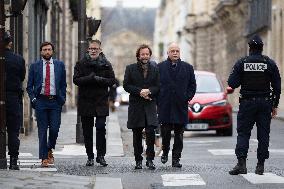 PS members meet with Prime Minister - Paris