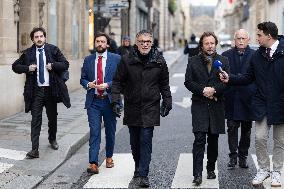 PS members meet with Prime Minister - Paris