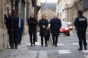 PS members meet with Prime Minister - Paris