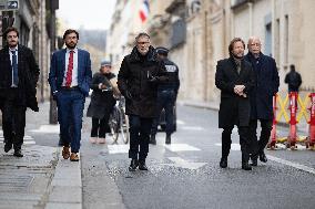 PS members meet with Prime Minister - Paris