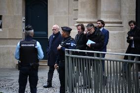 PS members meet with Prime Minister - Paris