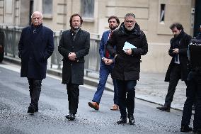 PS members meet with Prime Minister - Paris