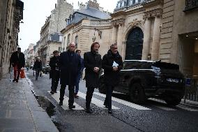 PS members meet with Prime Minister - Paris